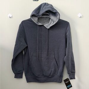 Men's Pullover Hoodie - Dark Charcoal Gray